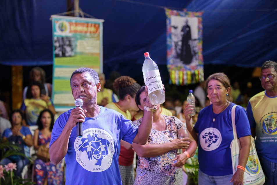 Água e terra são entregues na cerimônia de abertura do Congresso de 50 anos do CPP