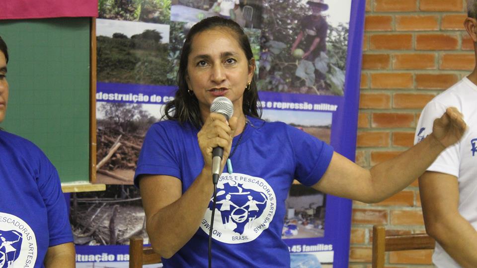 Josana Serrão defende o território pesqueiro e a luta conjunta