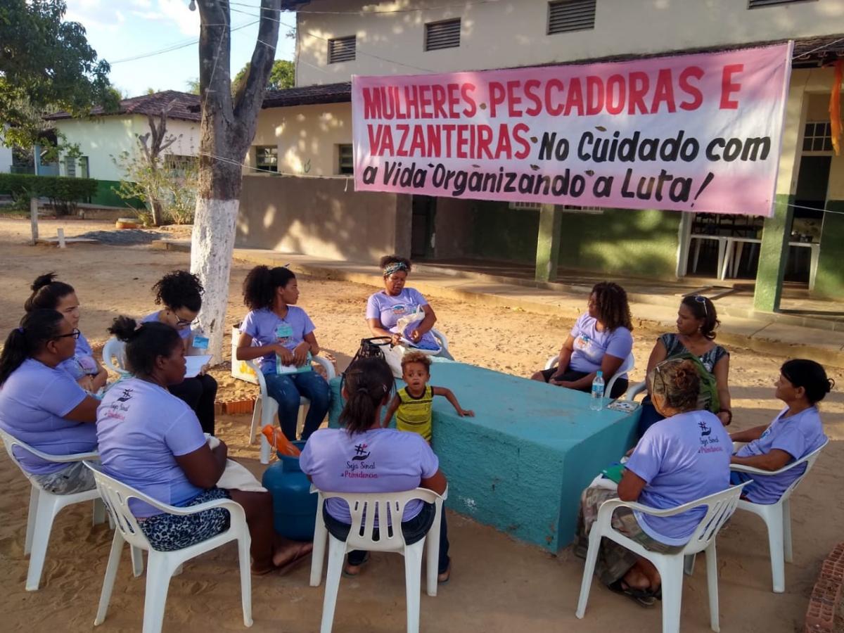 Oficina com pescadoras em MG