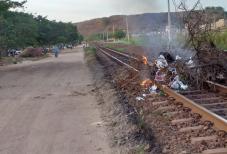 Paralisação ferrovia ES