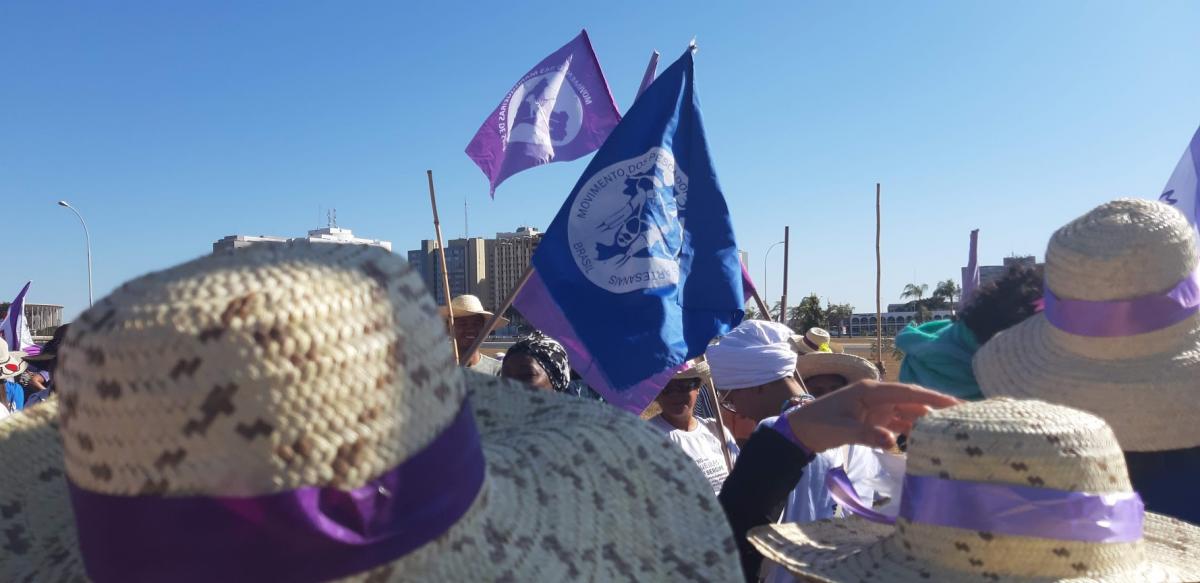 Pescadoras na Marcha das Margaridas